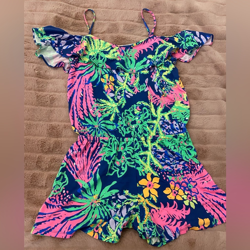 Lilly Pulitzer 	Klea Off The Shoulder Romper
